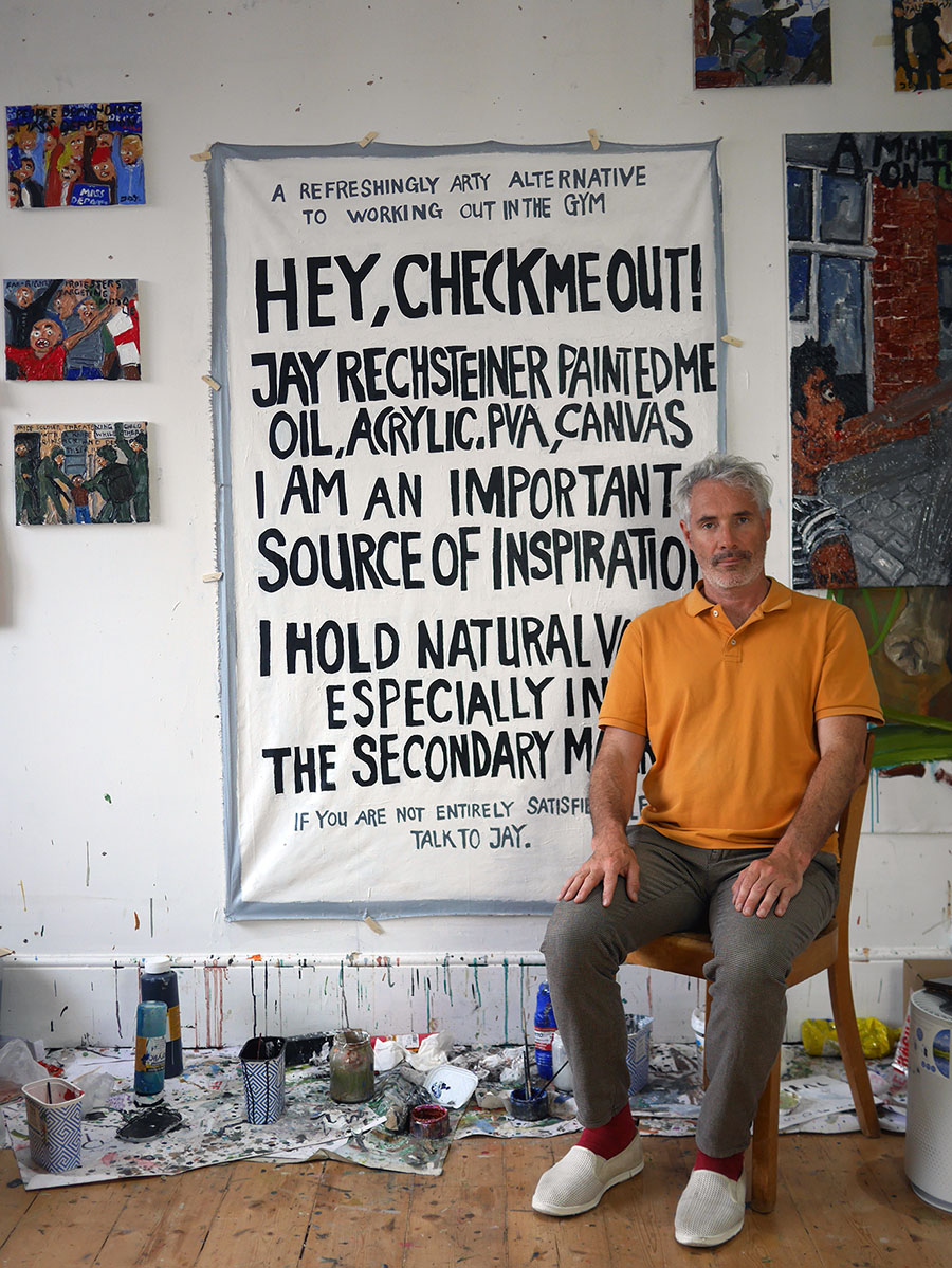 Hey, check me out. Jay Rechsteiner