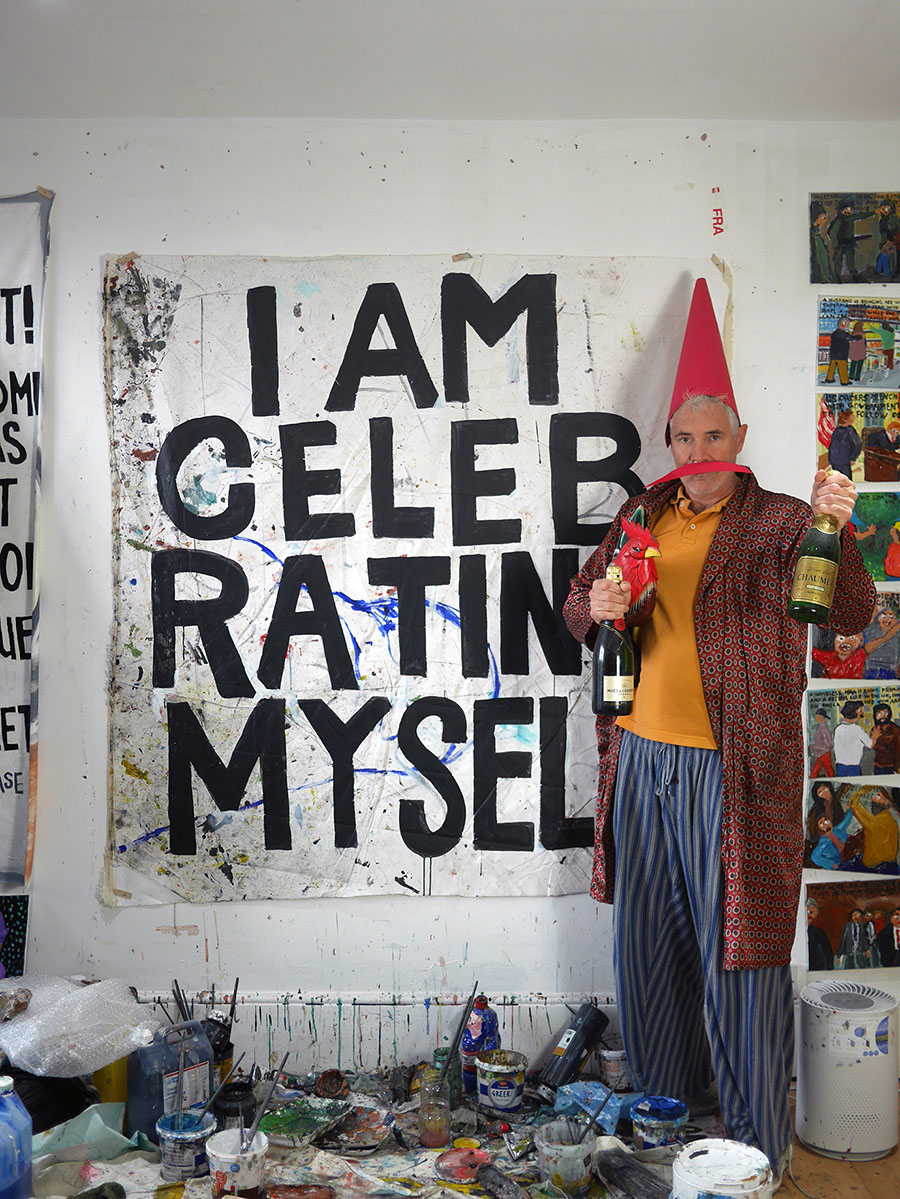 I am celebrating myself - Jay Rechsteiner in studio